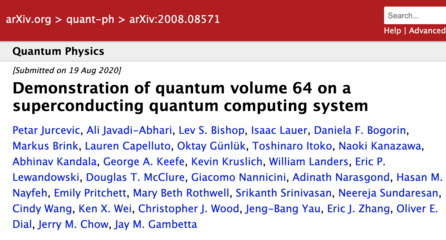 并肩霍尼韦尔，IBM超导QV64最强量子计算机问世 引领量子计算技术服务新纪元